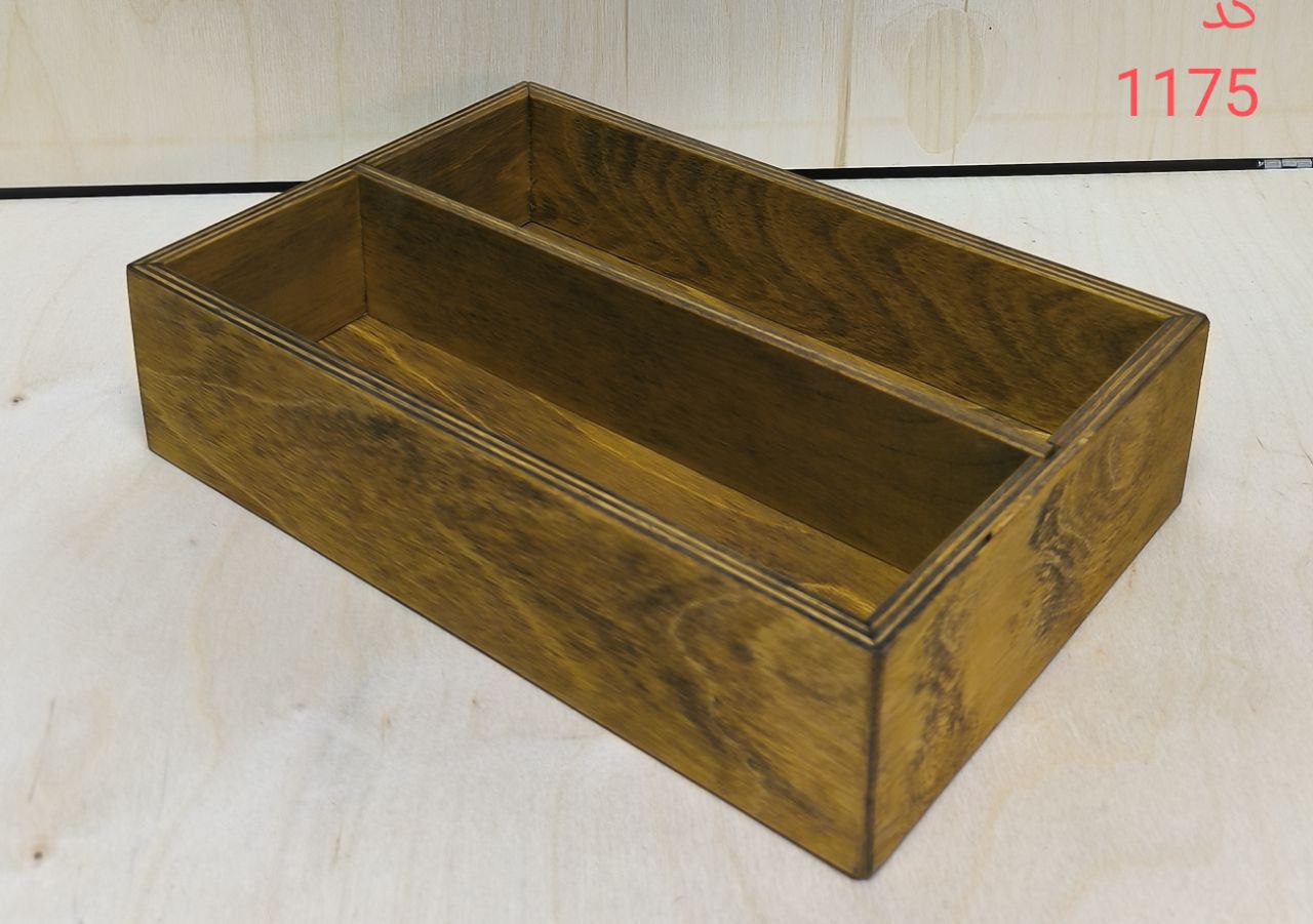 جا قاشقی رومیزی دو خانه