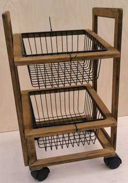 تصویر از جای سیب زمینی و پیاز مربع دوطبقه